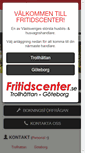 Mobile Screenshot of fritidscenter.se